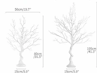 Nuptio witte kunstmatige paasboom - afbeelding 2 van  3
