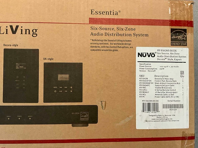 Nuvo distribution system e6gm-dcex - afbeelding 2 van  5
