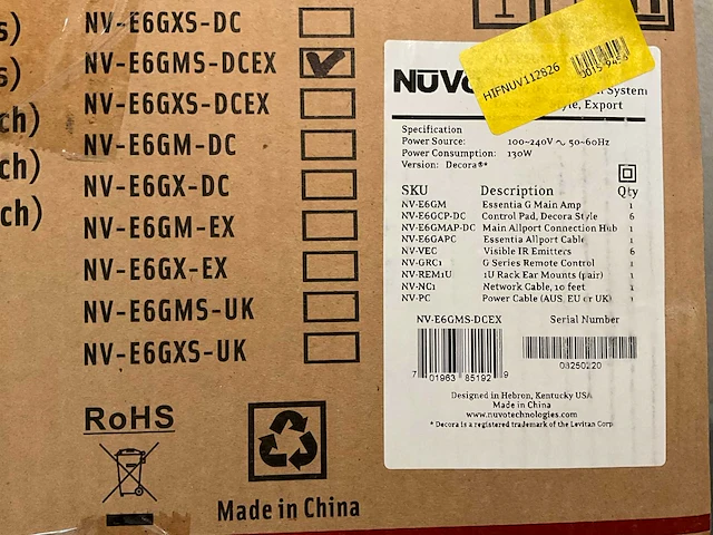 Nuvo distribution system e6gm-dcex - afbeelding 4 van  5