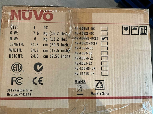 Nuvo distribution system e6gm-dcex - afbeelding 5 van  5