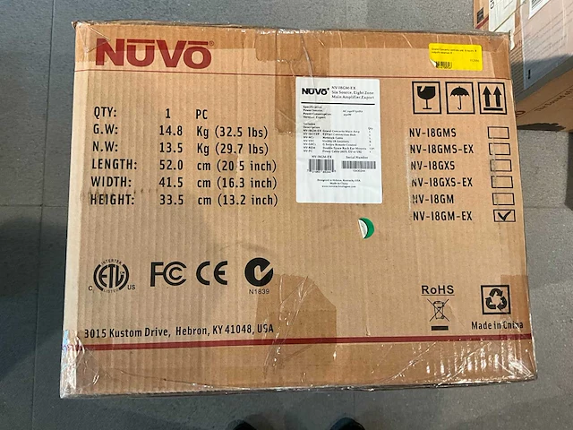 Nuvo distribution system nv-18gm-ex - afbeelding 7 van  7