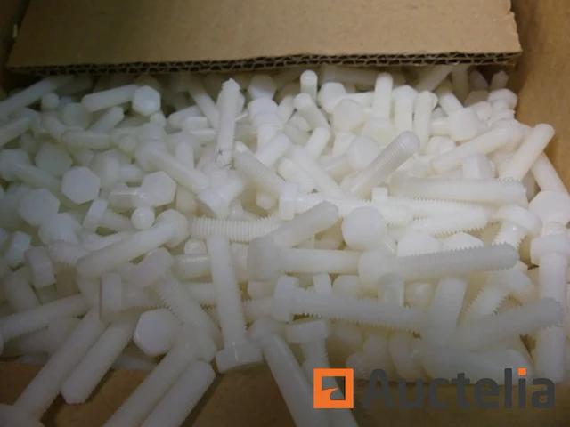 Nylon schroeven 100 stukken - afbeelding 1 van  4
