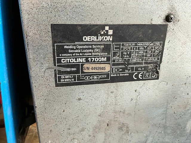 Oerlikon citoline 1700m lasapparaat - afbeelding 8 van  8