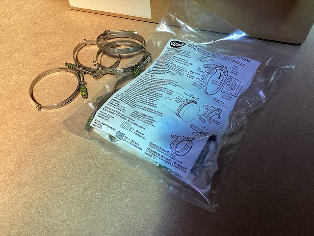 Oetiker slangklem rvs 90 mm, zelfspanner (750x) - afbeelding 1 van  5