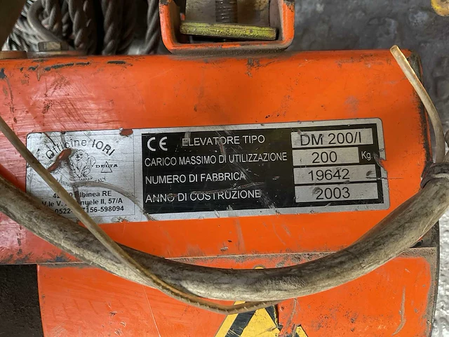 Officine iori dm 200/i elektrische daklier - afbeelding 3 van  3