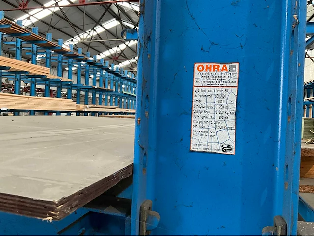 Ohra - system cantilever 60 - pallet racking - 2011 - afbeelding 11 van  31