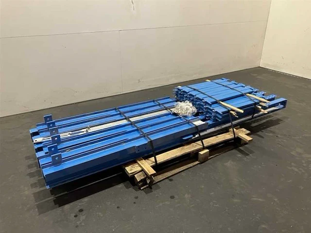 Ohra draagarmstelling dubbelzijdig lengte 6580mm hoogte 2500mm diepte 600mm 4 niveaus occasie - afbeelding 1 van  4