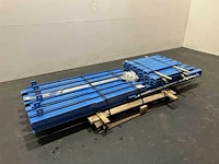 Ohra draagarmstelling dubbelzijdig lengte 6580mm hoogte 2500mm diepte 600mm 4 niveaus occasie