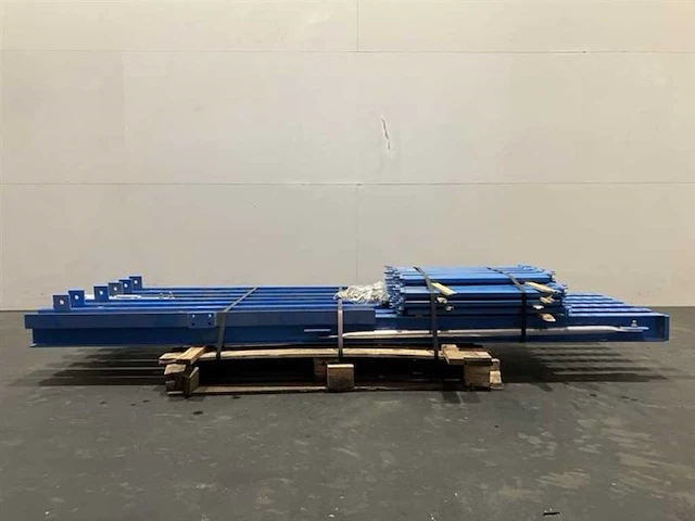 Ohra draagarmstelling dubbelzijdig lengte 6580mm hoogte 2500mm diepte 600mm 4 niveaus occasie - afbeelding 4 van  4