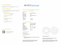 Old european brilliant diamond 2.08ct d/vs1 (hrd certified) - afbeelding 2 van  3