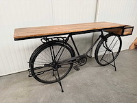 Oldtimer fiets - barmeubel - afbeelding 2 van  4