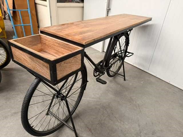 Oldtimer fiets - barmeubel - afbeelding 4 van  4