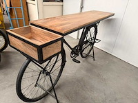 Oldtimer fiets - barmeubel - afbeelding 4 van  4