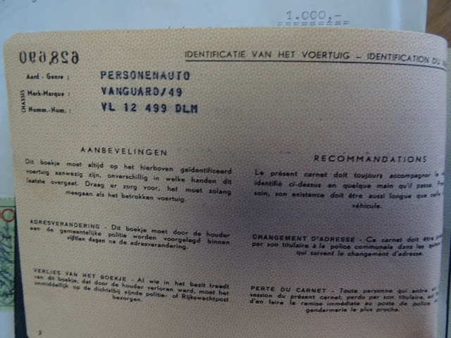 Oldtimer vanguard - afbeelding 14 van  22