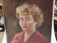 Olie doek getekend roba, 60x50 - afbeelding 1 van  3