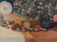 Olie op doek bloemen martin althof - afbeelding 3 van  3