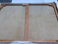 Olie op doek, familie aan de kust 80x60 - afbeelding 4 van  4