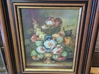 Olie op doek gesigneerd 33x40cm - afbeelding 1 van  3