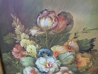 Olie op doek gesigneerd 33x40cm - afbeelding 2 van  3