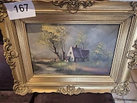 Olie op doek gesigneerd, 41x30cm - afbeelding 1 van  3