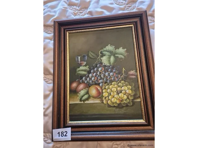 Olie op doek gesigneerd, 43x53cm - afbeelding 1 van  3