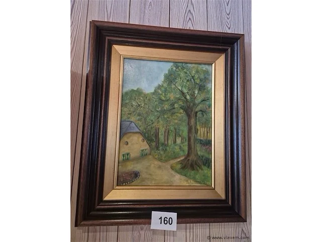 Olie op doek gesigneerd, 50x60cm - afbeelding 1 van  3