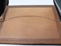 Olie op doek, getekend onleesbaar 70x55 - afbeelding 5 van  5