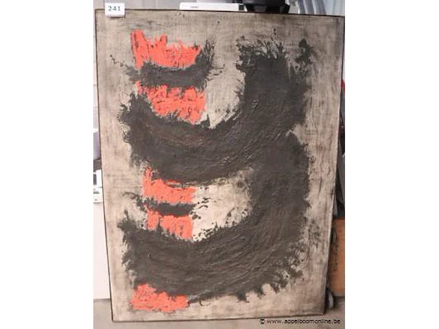 Olie op doek getekend van damme - afbeelding 1 van  3