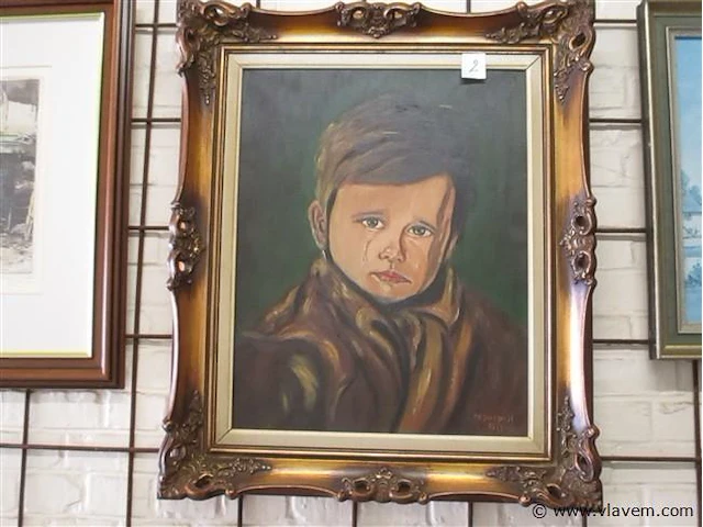 Olie op doek - afbeelding 1 van  3