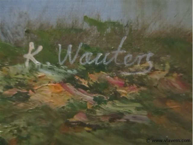 Olie op doek - afbeelding 3 van  3