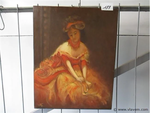 Olie op doek - afbeelding 1 van  3