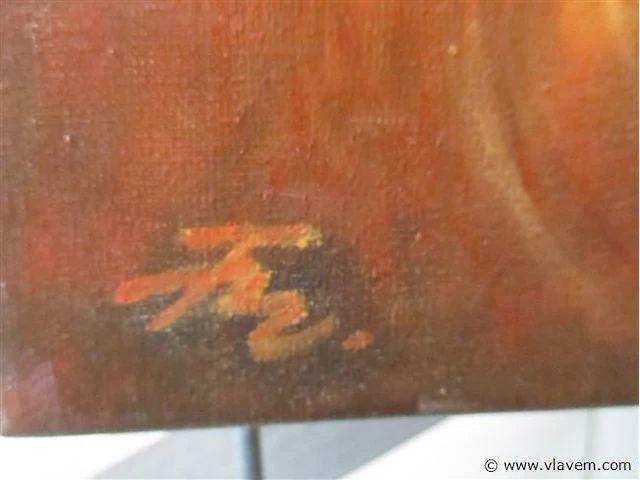 Olie op doek - afbeelding 3 van  3