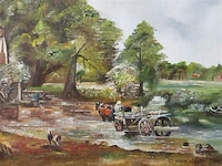 Olie op doek - afbeelding 2 van  3