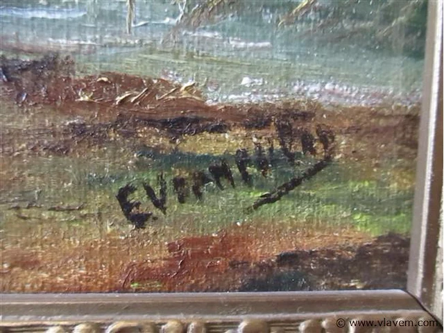Olie op doek - afbeelding 3 van  3