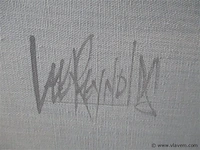 Olie op doek - afbeelding 3 van  3