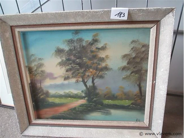 Olie op doek - afbeelding 1 van  3