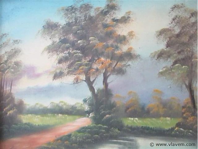 Olie op doek - afbeelding 2 van  3