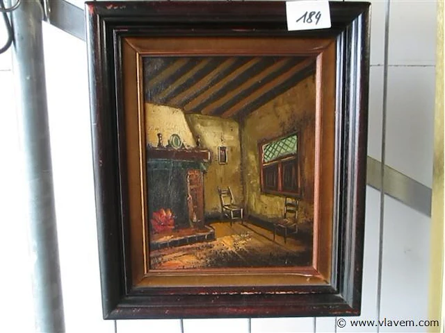 Olie op doek - afbeelding 1 van  3