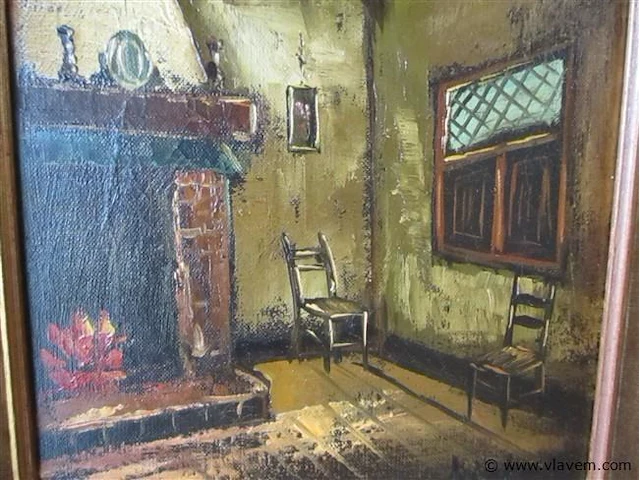 Olie op doek - afbeelding 2 van  3