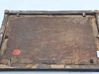 Olie op hout manen in bos, 45x32 - afbeelding 3 van  3