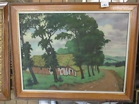 Olie op paneel - afbeelding 1 van  3