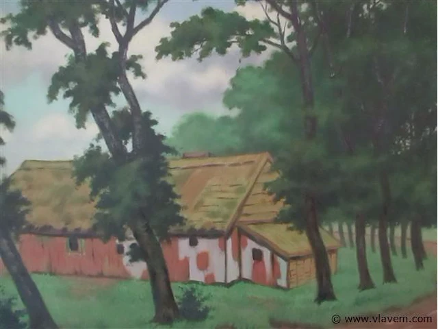 Olie op paneel - afbeelding 2 van  3