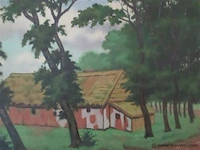 Olie op paneel - afbeelding 2 van  3