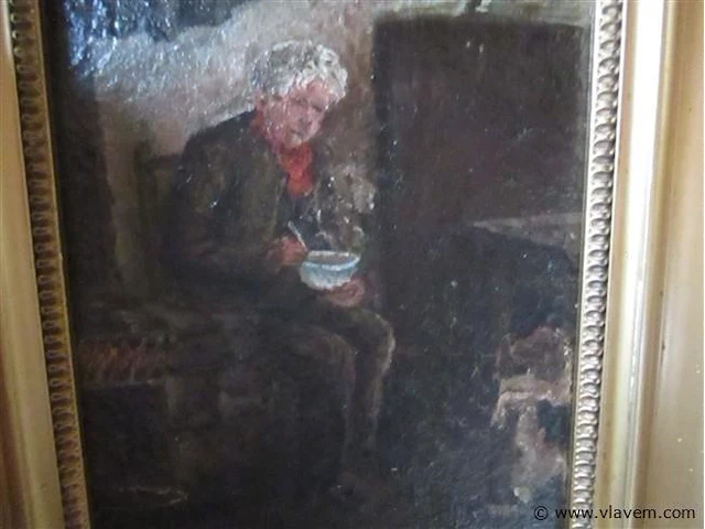 Olie op paneel - afbeelding 2 van  2