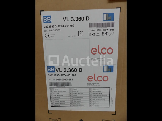 Oliebrander elco vl3.360d - afbeelding 2 van  5