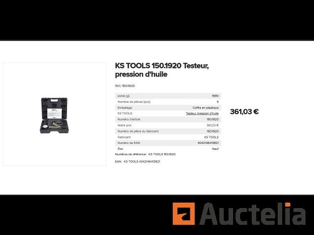 Oliedruktester, ks 150.1920 - afbeelding 1 van  1