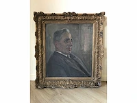 Olieverf op doek. the godfather michael corleone. - afbeelding 1 van  5