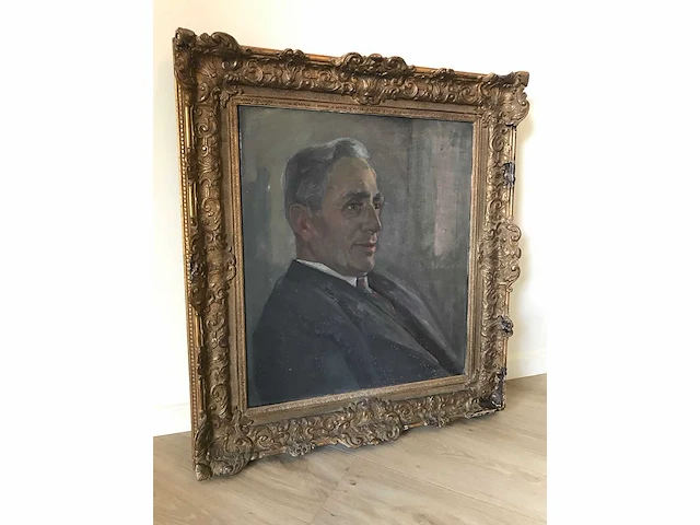 Olieverf op doek. the godfather michael corleone. - afbeelding 2 van  5