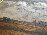 Olieverf schilderij op doek. gesigneerd. belgische school - afbeelding 6 van  28