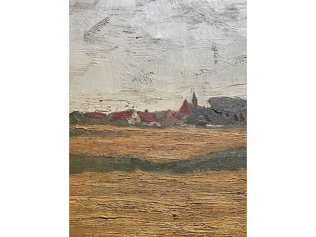 Olieverf schilderij op doek. gesigneerd. belgische school - afbeelding 8 van  28